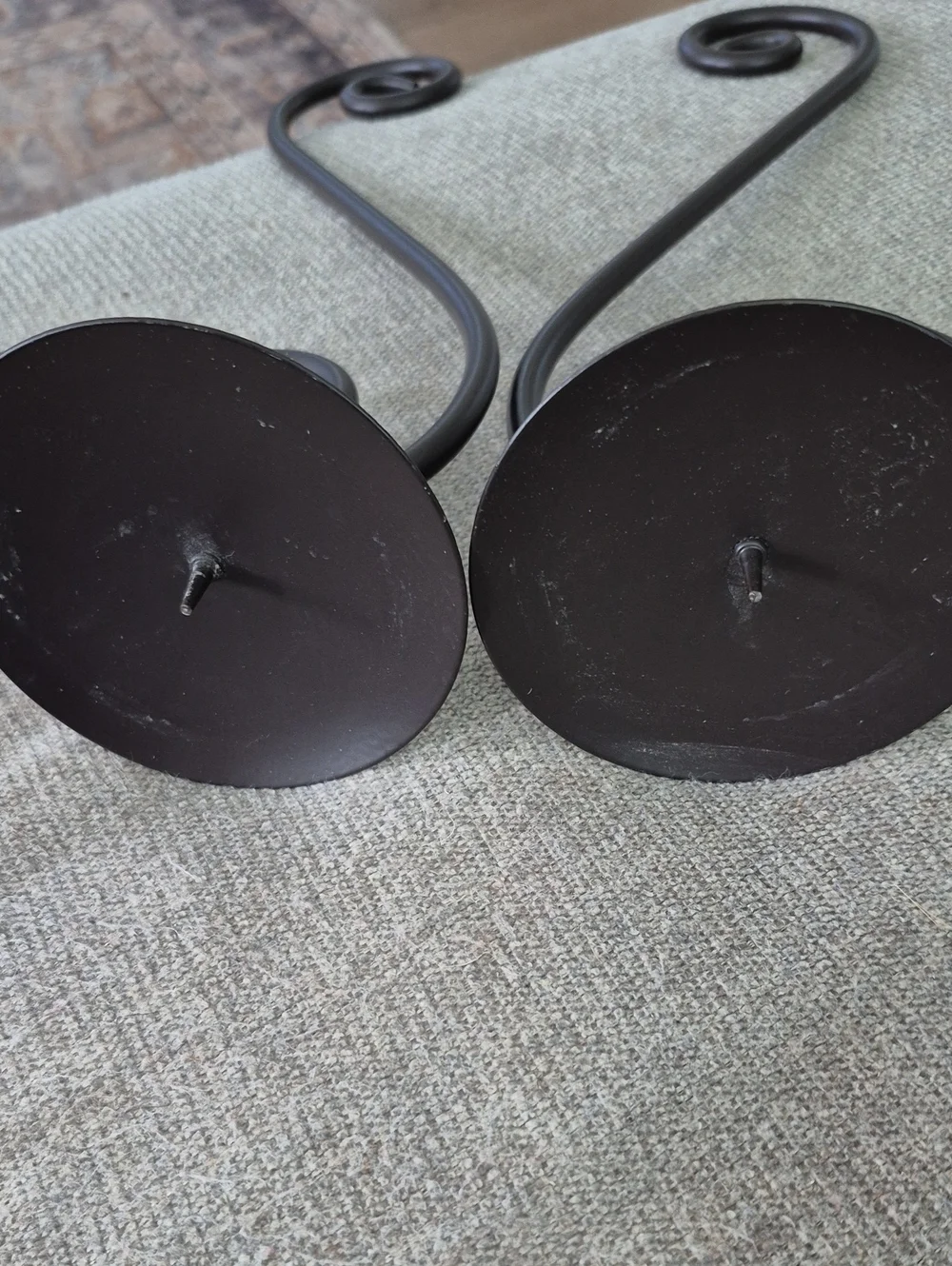 Black Metal Scroll Wall Sconces - Decorative Home Wall Decor